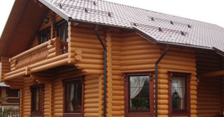 Строительство дома из оцилиндрованного бревна в Железногорске - от 132470 рублей